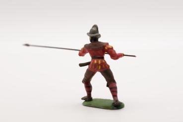 Landsknecht zustechend spanischer Helm